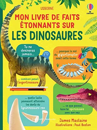 Mon livre de faits tonnants sur les dinosaures