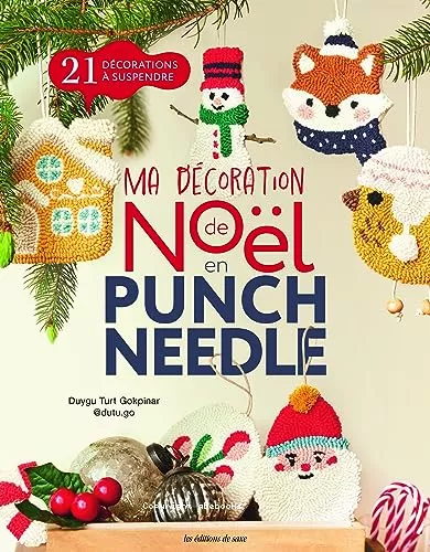 Ma dcoration de Nol en punch needle