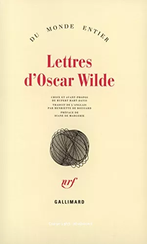 Lettres d'Oscar Wilde