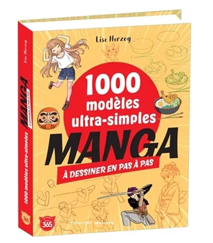 Manga, 1000 modles ultra-simples  dessiner en pas  pas